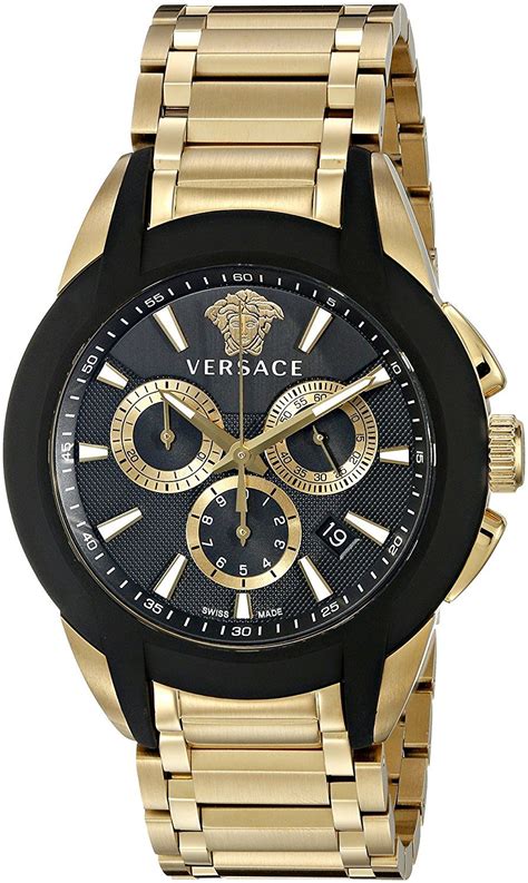 how to change time on versace watch|versace gold tone set time.